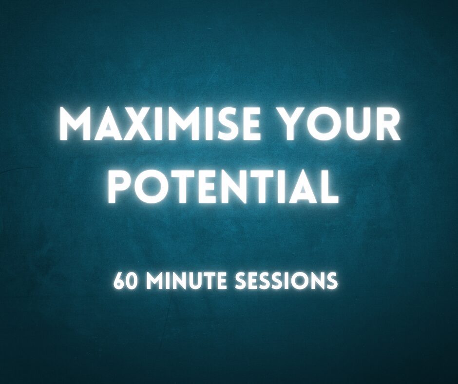 "Max your potential with a 60 min Coaching session"
